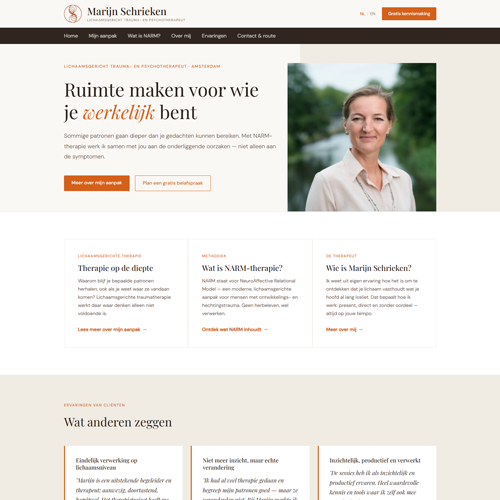 SiteSpurt-prototype website Marijn Schrieken